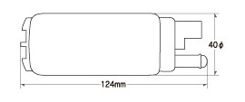 TOMEI Universal Over Size Fuel Pump (255L/hour) - Suzuki Jimny Sierra JB74W (K15B)