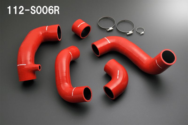 ZERO1000 Suction and Turbo Hose Set (Red) - Suzuki SWIFT Sport ZC33S (K14C Boosterjet)