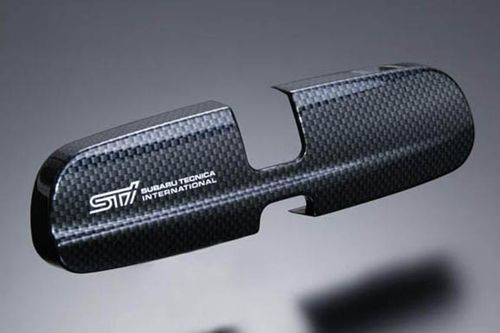 STI ROOM MIRROR SHIELD カーボン　レガシィ/インプレッサ Greenline Motorsports - STi Room Mirror Shield