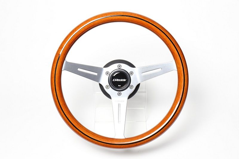 TRUST GReddy Sports Steering Wood Type (Light Brown) - Nissan Skyline GT/NISMO/NISMO Limited RV37 (VR30DDTT)